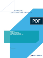 PR-HSE-008 Procedimiento de Evaluaciones Medicas