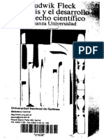 Fleck 1986 La Genesis y Desarrollo de Un Hecho Científico