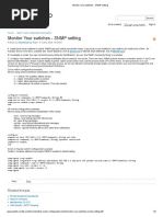 Monitor Your Switches - SNMP Setting