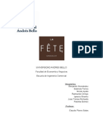 INFORME DIAGNÓSTICO Grupo 5 La Fete