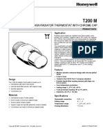 Honeywell T200 M Sensor Datasheet