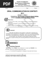 Oral Communication in Context-G11