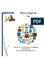 Trabajo de Investigacion, Marco Legal