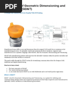 The Basics of Geometric Dimensioning and Tolerancing