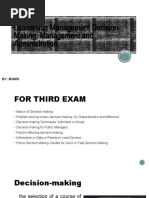 Leadership Management Decision-Making, Management and Administration