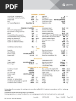 VERTIV - CRAC - 35 KW - DATA SHEET