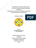 (Adi) - Draft - Proposal - Skripsi - Pengaruh - Kompleksitas Operasi Perusahaan - Komite Audit - Dan - Laba Rugi Operasi Terhadap - Audit Delay