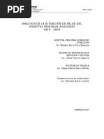 Análisis de La Situación de Salud Del Hospital Regional Ayacucho