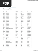 Curve Mnemonic Dictionary