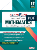 Examguru Class 12 Term 1 Mathematics Question Bank