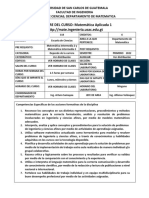 Programa Tradicional Matem Tica Aplicada 1