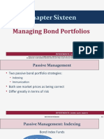 Chapter Sixteen: Managing Bond Portfolios