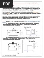 Un Filtre Passif: Passe Bas Passif Passe Haut Passif