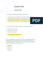 Realizar Evaluación Final Funcion Publica