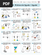 Diagrama de Flujo. Práctica 4: Extracción Líquido Líquido