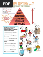 Frequency Adverbs - Activity