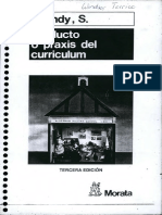 Producto o Praxis Del Currículo Shirley Grundy