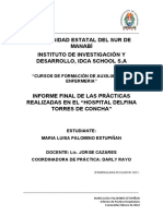 Informe de Pràctica Hospitalaria 