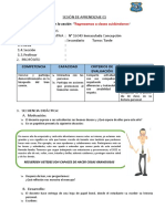 Sesion de Aprendizaje Nos Presentamos