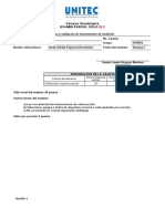 Examen Diseño y Validación de Instrumentos de Evaluación