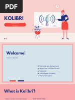 Kolibri: Prepared By: Group 1