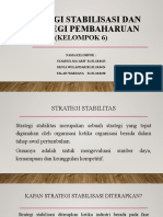 Strategi Korporasi - Kel.6 - Alternatif Strategi Stabilisasi Dan Pembaharuan