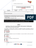 2.º TESTE - 12ºano - Correção