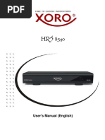 Xoro Hrs 8540 HD Sat Receiver