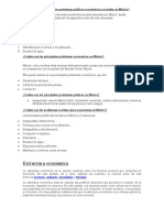 Cuáles Son Los Principales Problemas Políticos Económicos y Sociales en México