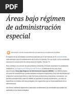 Áreas Bajo Régimen de Administración Especial - Wikipedia, La Enciclopedia Libre