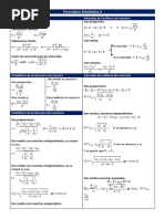 Formulario Estadística II - 2016