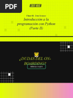 Clase 3 - Introducción A La Programación Python (Parte II)