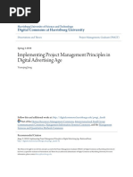 Implementing Project Management Principles in Digital Advertising