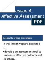 Lesson 4 Affective Assessment