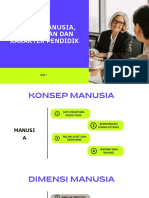 Bab I - Konsep Manusia, Pendidikan, Dan Karakter Pendidik