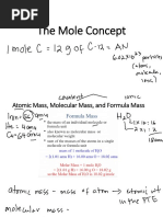 Grade 9 Mole Concept