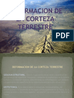 DEFORMACION DE LA CORTEZA TERRESTRE... Tema 8