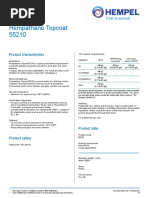 Hempathane Topcoat 55210: Product Characteristics