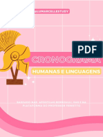 Cronograma Humanas e Linguagens