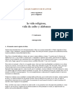 Vida Religiosa Vida de Culto y Alabanza