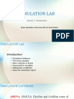 Simulation Lab: Session 1: Introduction