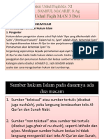 Materi Ushul Fiqih Kls XI Agama Pertemuan 1