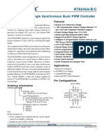 High Efficiency Single Synchronous Buck PWM Controller: RT8240A/B/C