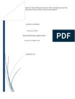 Organisational Behaviour