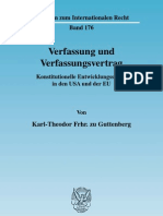 Karl-Theodor Frhr. Zu Gut Ten Berg - Verfassung Und Verfassungsvertrag