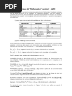 Algunos Comandos Mathematica - AM II-2014