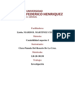 INVESTIGAR Tema de La Unidad II. Contabilidad Superior.