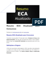 Resumo ECA Atualizado para Concursos