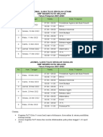 Jadwal Ujian Sekolah Tulis Tahun 2022