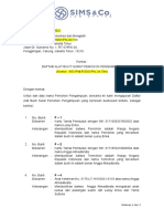 Daftar Alat Bukti Permohonan Pengampuan